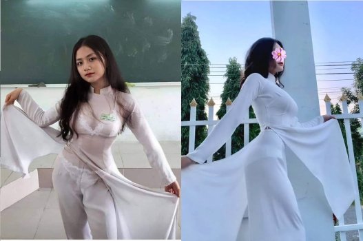 Clip sex nữ sinh lộ hàng, show nội y ren trắng