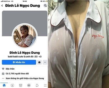 Clip sex của nữ sinh Đinh Thị Ngọc Dung bị rò rỉ